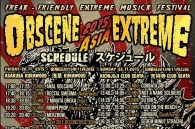 OBSCENE EXTREME ASIA 2015 69枚限定のスペシャルプライスチケット!!  ※購入は1人につき1枚までとなります。!!!